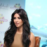 Kim Kardashian visits the Poseidon room in the Atlantis Palms hotel